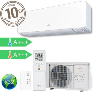 Fujitsu Design KG oldalfali split klímaszett 2,5 kW ASYG09KGTF-AOYG09KGCB